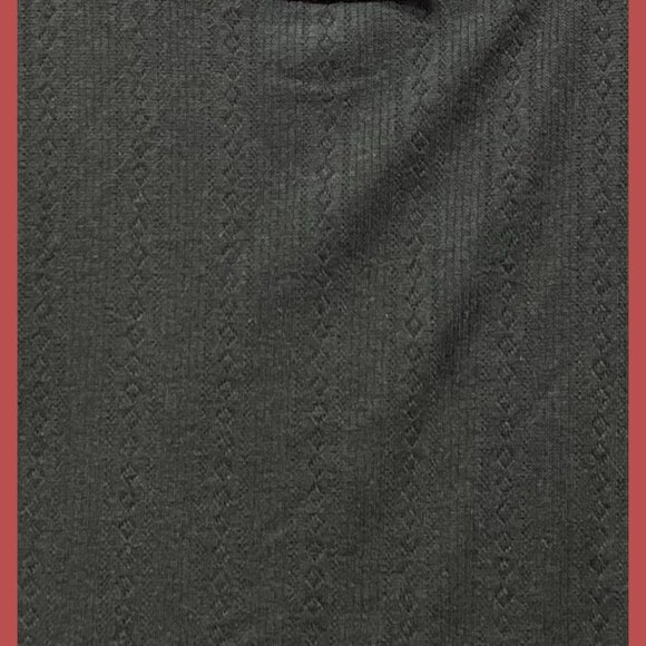 Wild Fable - Women's Long Sleeve Pointelle T-Shirt - Black - XXL - Picture 10 of 12